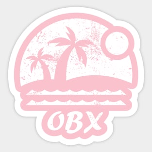 OBX - Outer Banks Graphic Tee Sticker